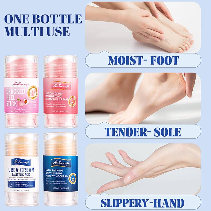 Crema Anti-Screpolature Pesca Idratazione Mani e Piedi Per Ammorbidire Piedi Secchi e Screpolati Delicata Esfoliazione Cura Quotidiana dei Piedi Idratante