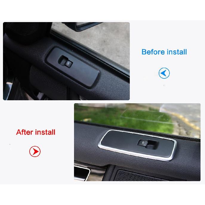 

METYOUCAR For Land Rover Discovery 4 2009-2016 ABS Chrome Car Window Lift Button Switch Frame Cover Trim For Range Rover Sport 2010-2013