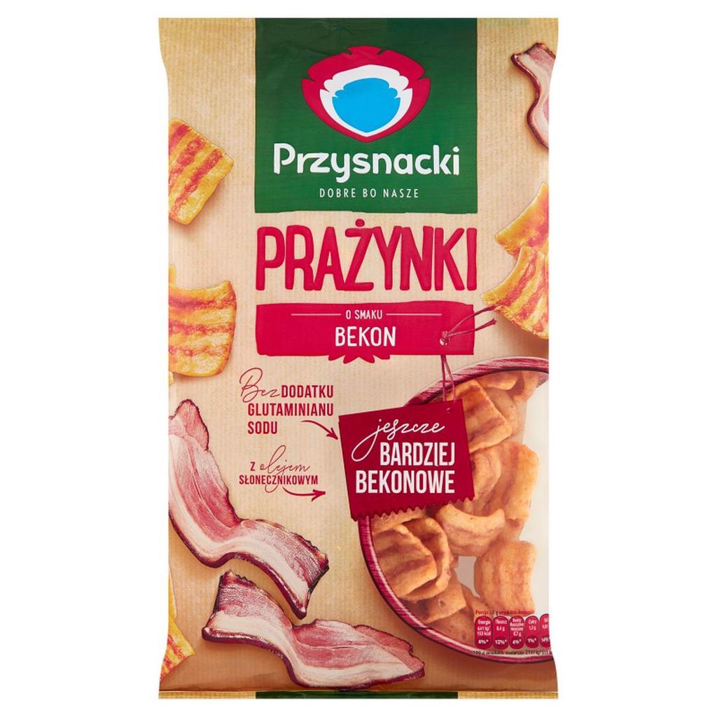 Przysnacki Bacon Flavored Puffed Snacks 120 G
