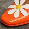Frühling und Sommer ebay quadratischer Absatz High Heel süße Blume Hohl-Sandalen