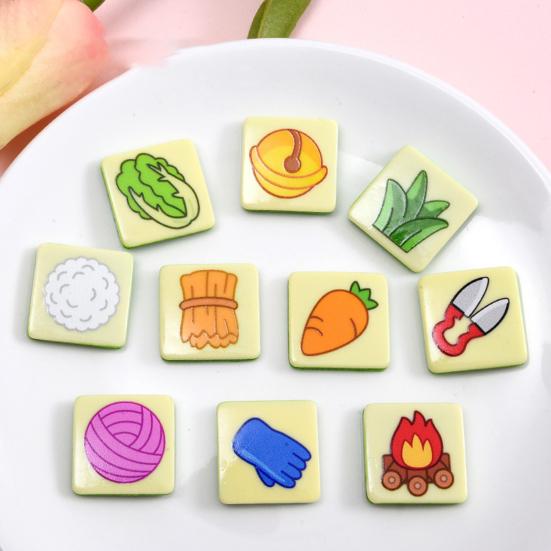 

10Pcs Resin Charms DIY Anti-fading Resin Burr Free Cute Scrapbooking Flat Backs for Accessories Kids