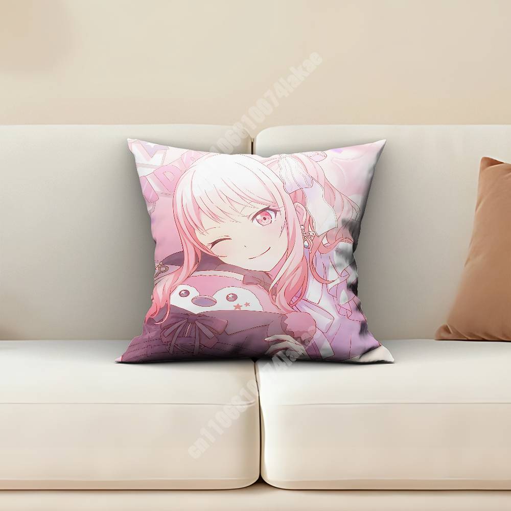 Nightcord  Mizuki Akiyama Sofa Couch Pillow Cover Cushion Case Home Bedroom Decoration