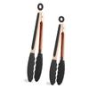 Silicone Kitchen Tongs for Baking Barbecue Steak Frying Frying, Heat-Resistant Food Clamps