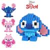 Disney-lilo Stitch Building Block Toy Mini Figure Collection Ornament Kid Gift Birthday