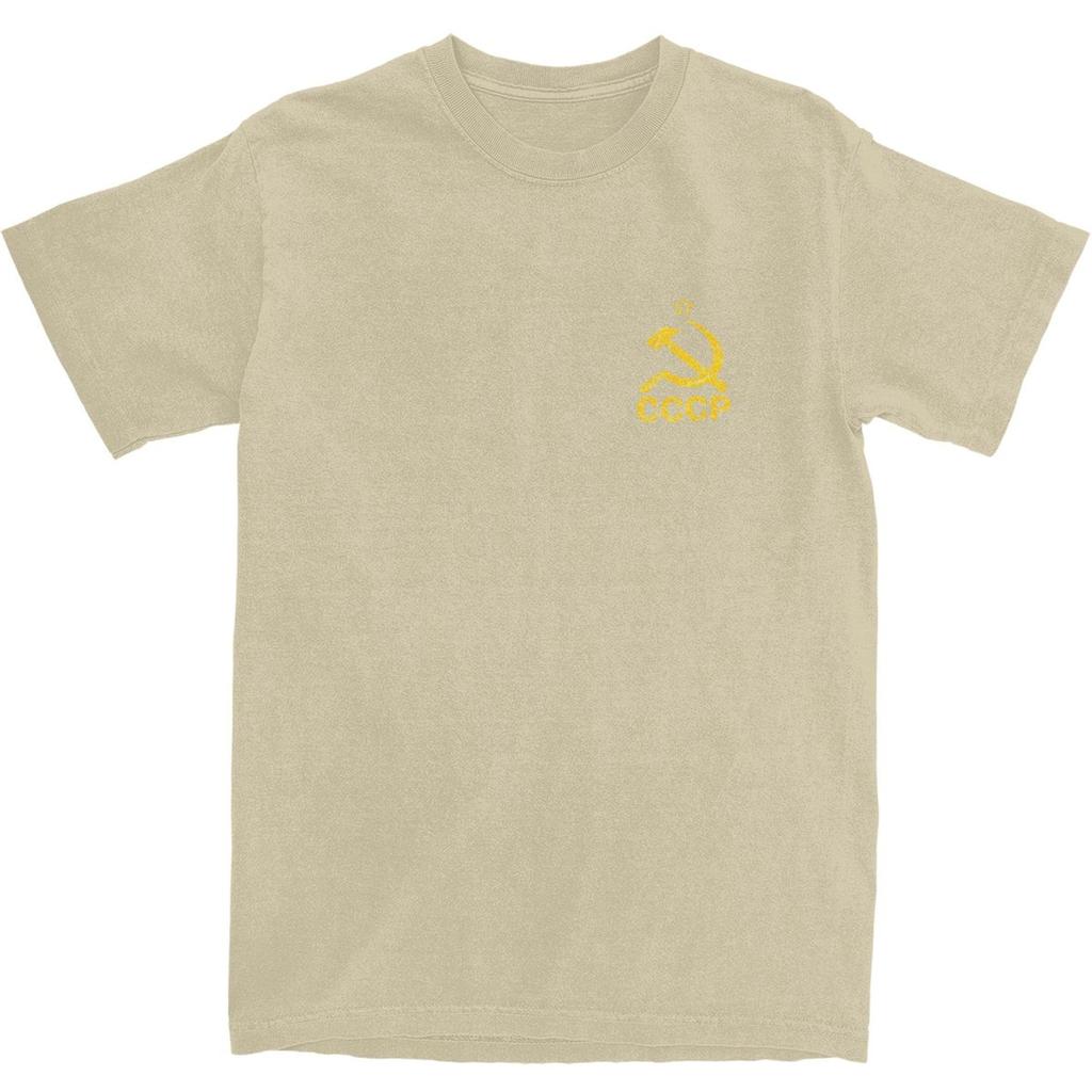 Russian Soviet Flag T-Shirt Summer Vintage T-Shirts Cotton Leisure Tshirt For Men Short Sleeve Print Tops