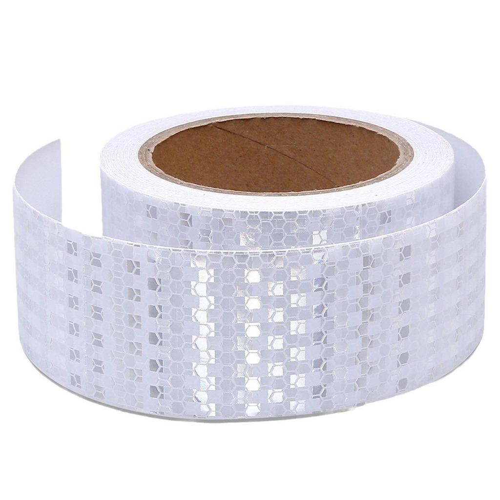 Reflective Crystal Lattice Sticker: 2-Inch Honeycomb Night Warning Tape