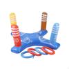 Inflatable Toss Target Game with Rings ColorCoded Water Interactive Toy for