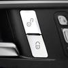 Matte Silver ABS Car Inner Door Lock Button Decorative Sticker For Benz E 10 11