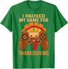 Happy Thanksgiving Gaming Fall Turkey Gamer Unisex T-Shirt