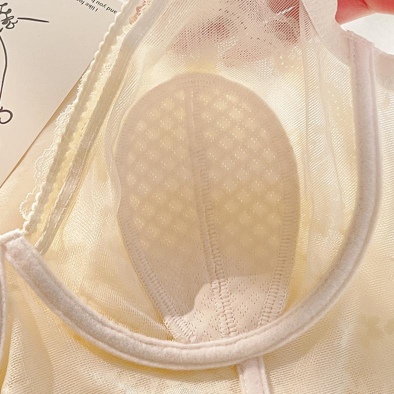 Underwear Women's Summer Thin Bra Breathable Bra Gathers Up Breasts Anti Sagging Chest