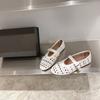 Hollow Out Women's Shoes, Breathable Soft Soled Sandals, Women's Flat Bottomed Comfortable Dancing Shoes