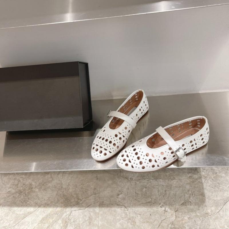 Hollow Out Women's Shoes, Breathable Soft Soled Sandals, Women's Flat Bottomed Comfortable Dancing Shoes