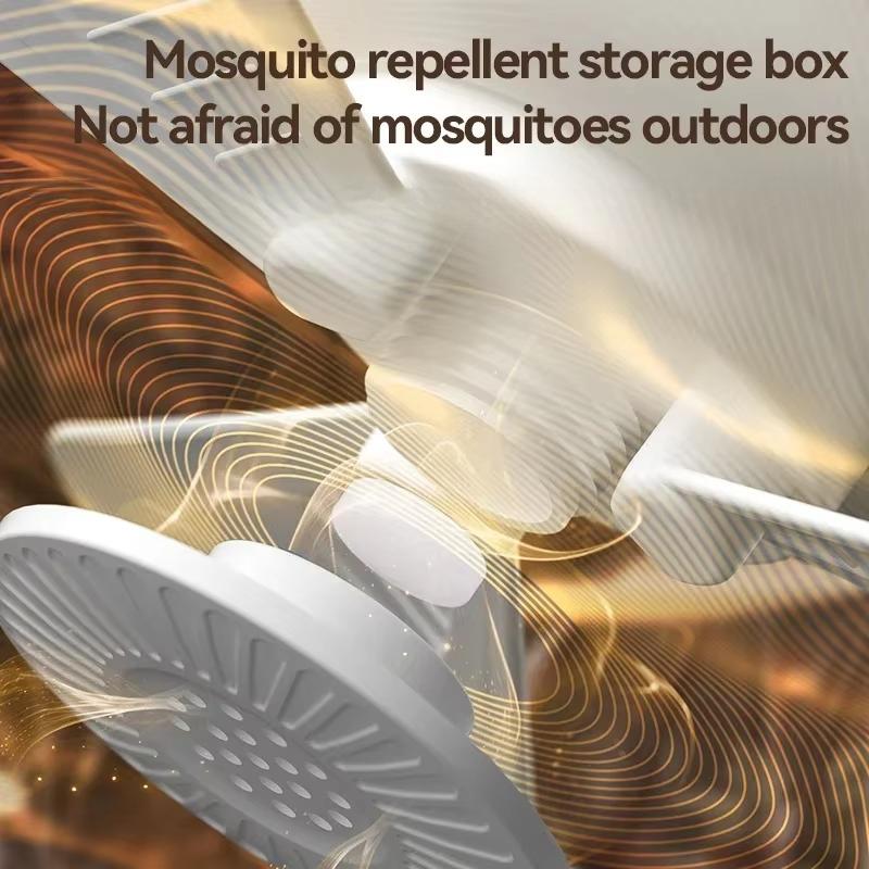 Portable Rechargeable Ceiling Fan for Student Dormitories Outdoor Camping USB Fan for Beds