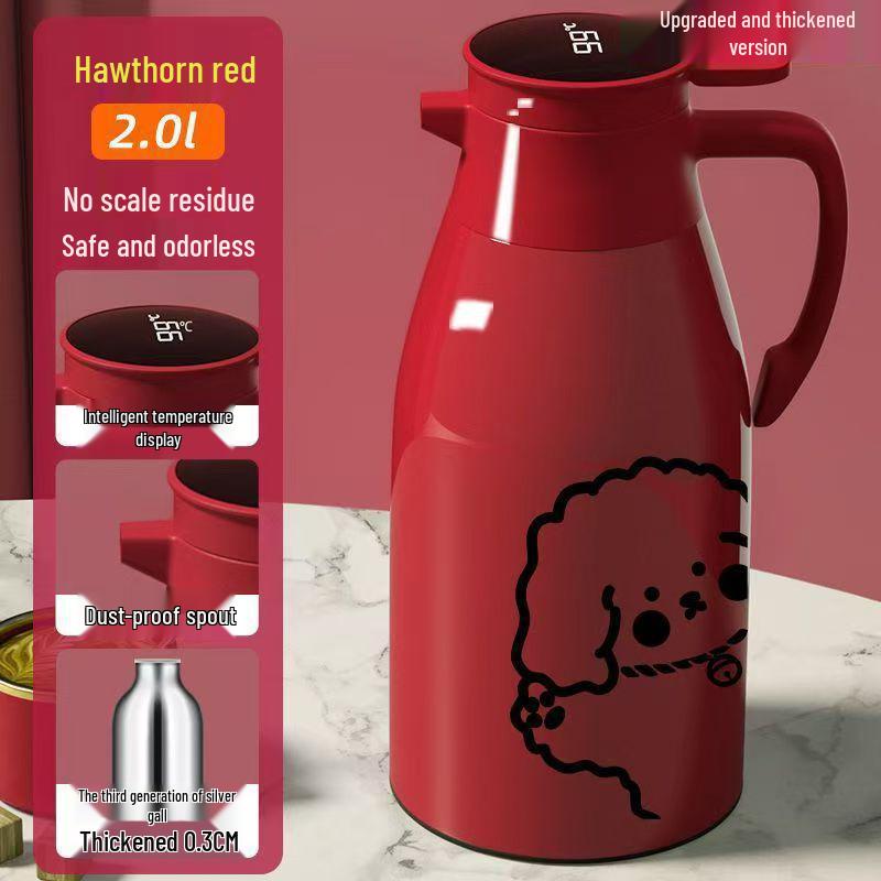 X70T Large Capacity Glass Liner Thermos Flask for Office, Home, and Dorm