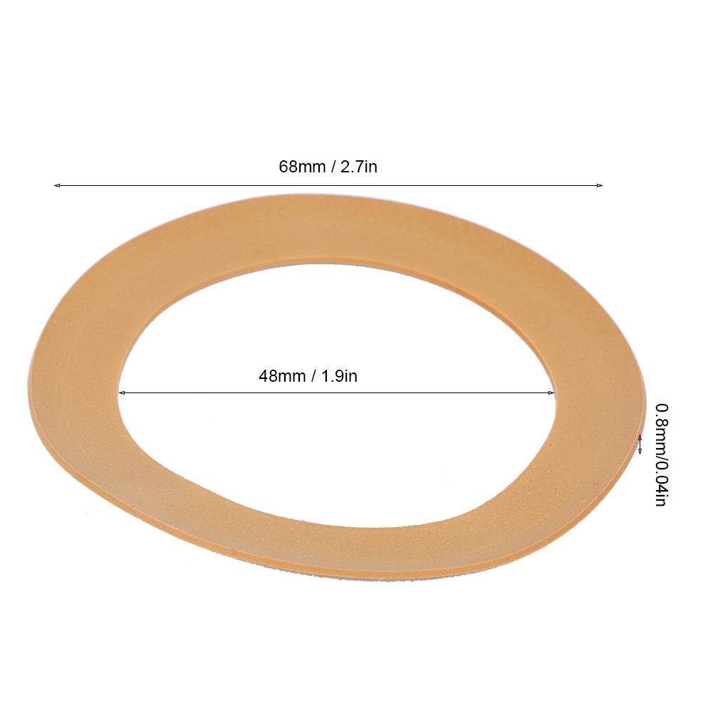 Rubber Piston Insulated Pump Accessories for 550w Oil‑ Silent Air Compressor Air Compressor Piston Rings