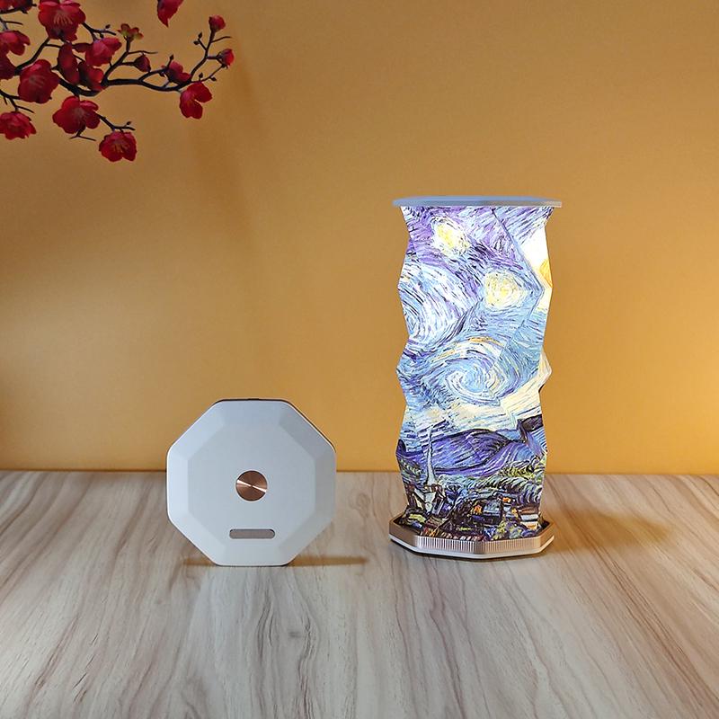 Individuelle drehbare LED-Tischlampe - Kreatives Nachtlicht & Atmosphärische Buchlampe für Mittherbst- & Neujahrsgeschenke