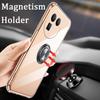 For Realme GT8 Case Ring Holder Ultra Thin Transparent Car Navigation Soft Silicone Clear Cover For Realme GT8 Pro Phone Casing