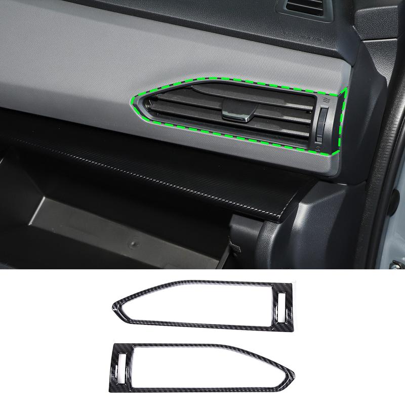 Carbon Fiber Front Side Air Vent Outlet Cover Trim For Subaru Crosstrek  24