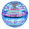 Mini Drone Colorful RGB Light Rotating Flying Toy Induction Flying Toy Children Gift(Bleu Fonce )