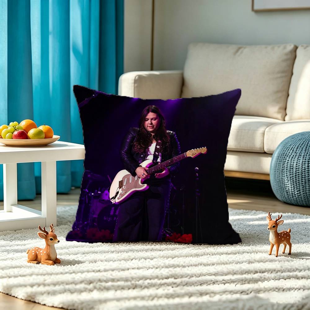 G-Gigi PerezS RAPPER Square Double-Sided printed Pillow Case Bedroom Bedside Pillow Sofa Cushion Cover