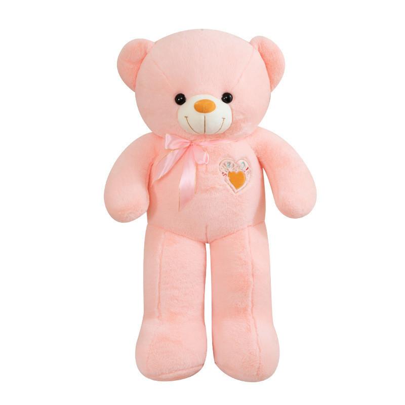 Adorable Teddy Bear Plush Toy With Bow Tie Perfect Birthday Gift For Kids And Girls