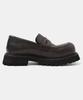Wetheroad Wtrd2621 Hannibal Tumble Wash Heavy Loafers Brown