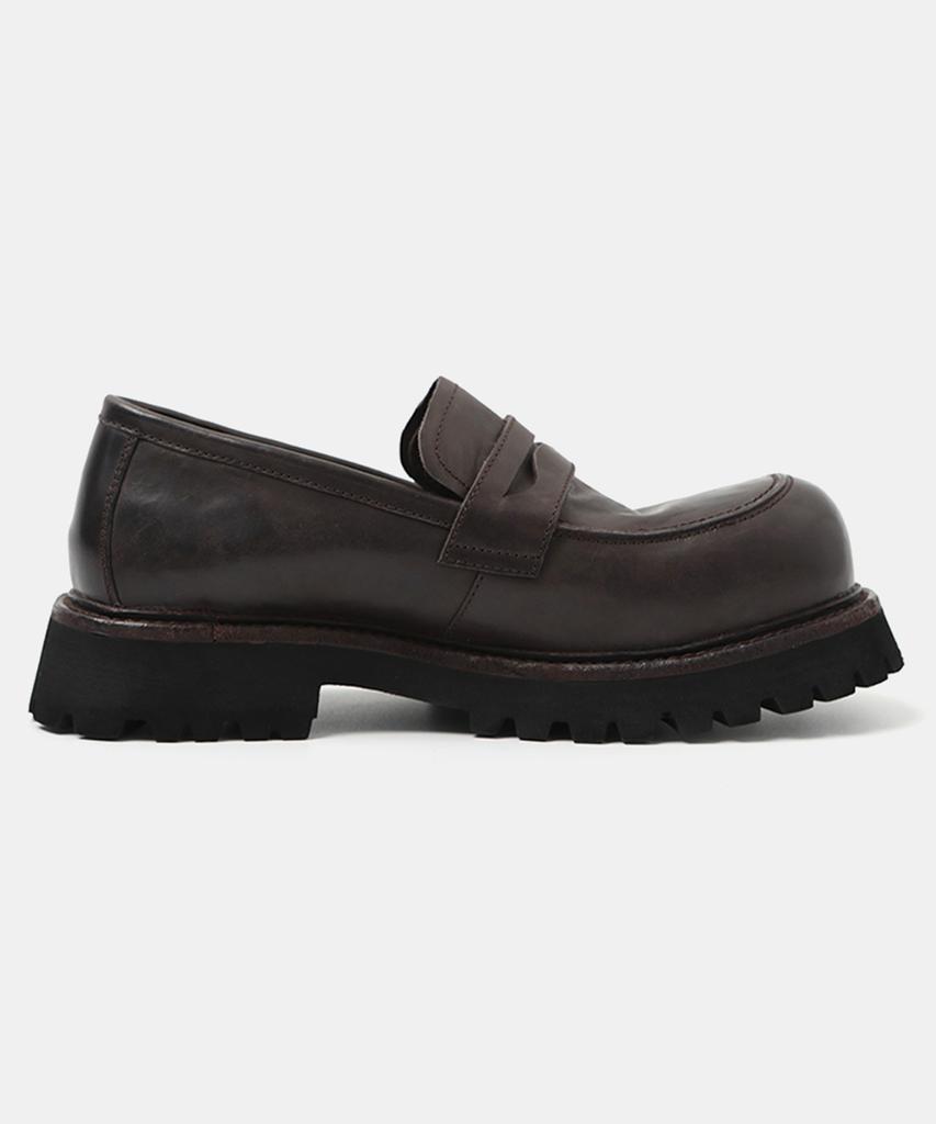 Wetheroad Wtrd2621 Hannibal Tumble Wash Heavy Loafers Brown