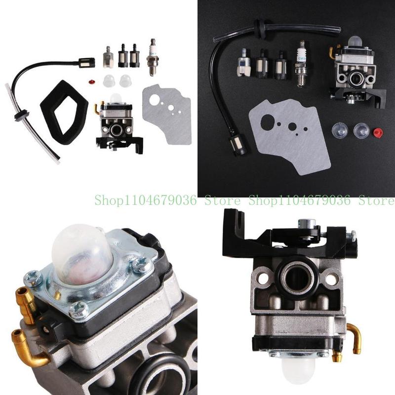 652F Trimmer Mowers Engine Parts Carburetor Carb Carb Gasket for Spark Plug Line Hose Fit for GX25 GX35 HHT35