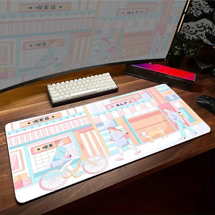 Mouse Pad Gril Cute Gamer Large New Mousepad XXL Desk Mats Office Carpet Natural Rubber Soft Laptop Mouse Mats 800x300x2mm
