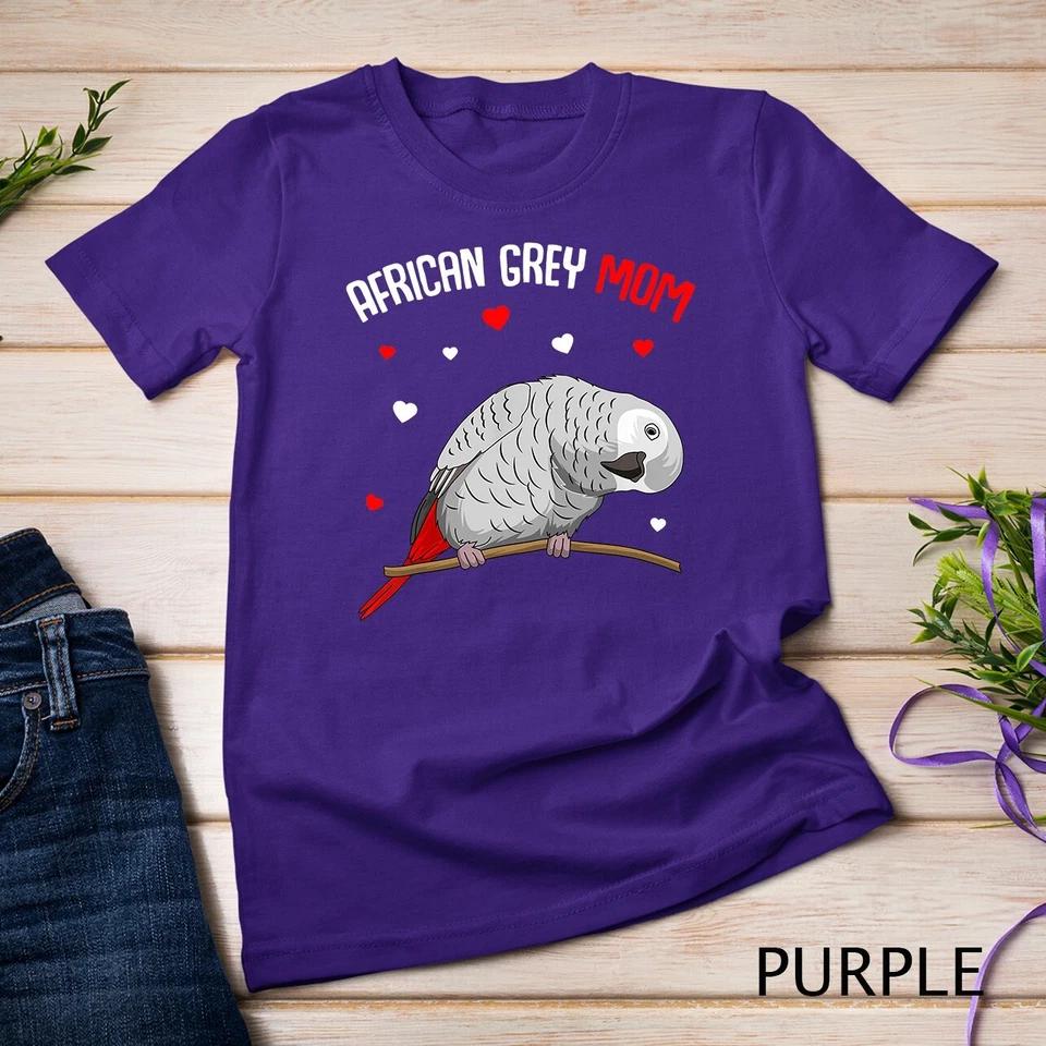 African Grey Parrot Mom Love funny Women T-Shirt Unisex T-shirt 6 4XL