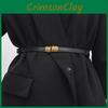 Chic Minimalist Womens Suit Thin Belt Stylish Decorative Waist Cincher For Dresses And Outerwear