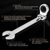 Hot Sale 8-19mm Activities Ratchet Gears Wrench Set Flexible Open End Wrenches Repair Tools To Bike Torque Wrench Spanner Amagi