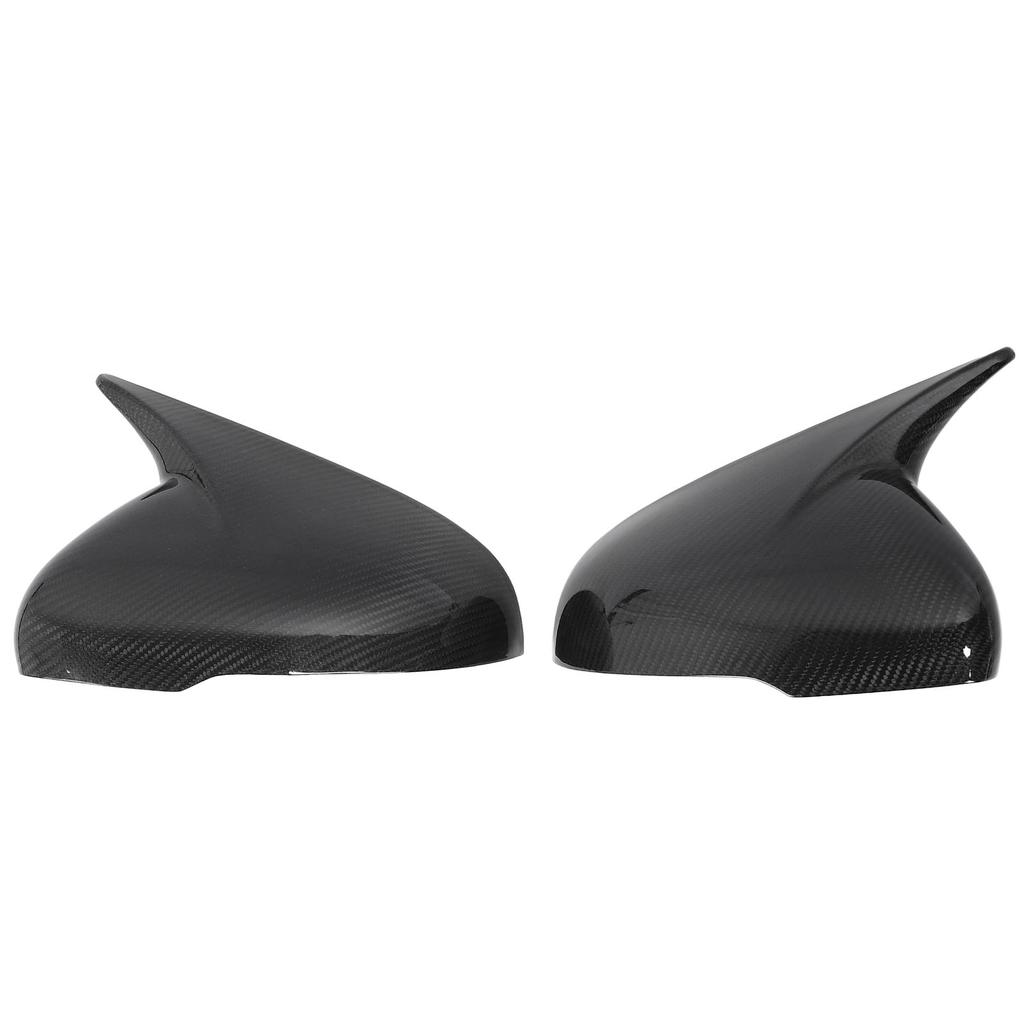Side Rearview Mirror Cover Carbon Fiber Improved Aerodynamics Door Mirror Cap Trim Replacement for Kia Stinger 2018 To
