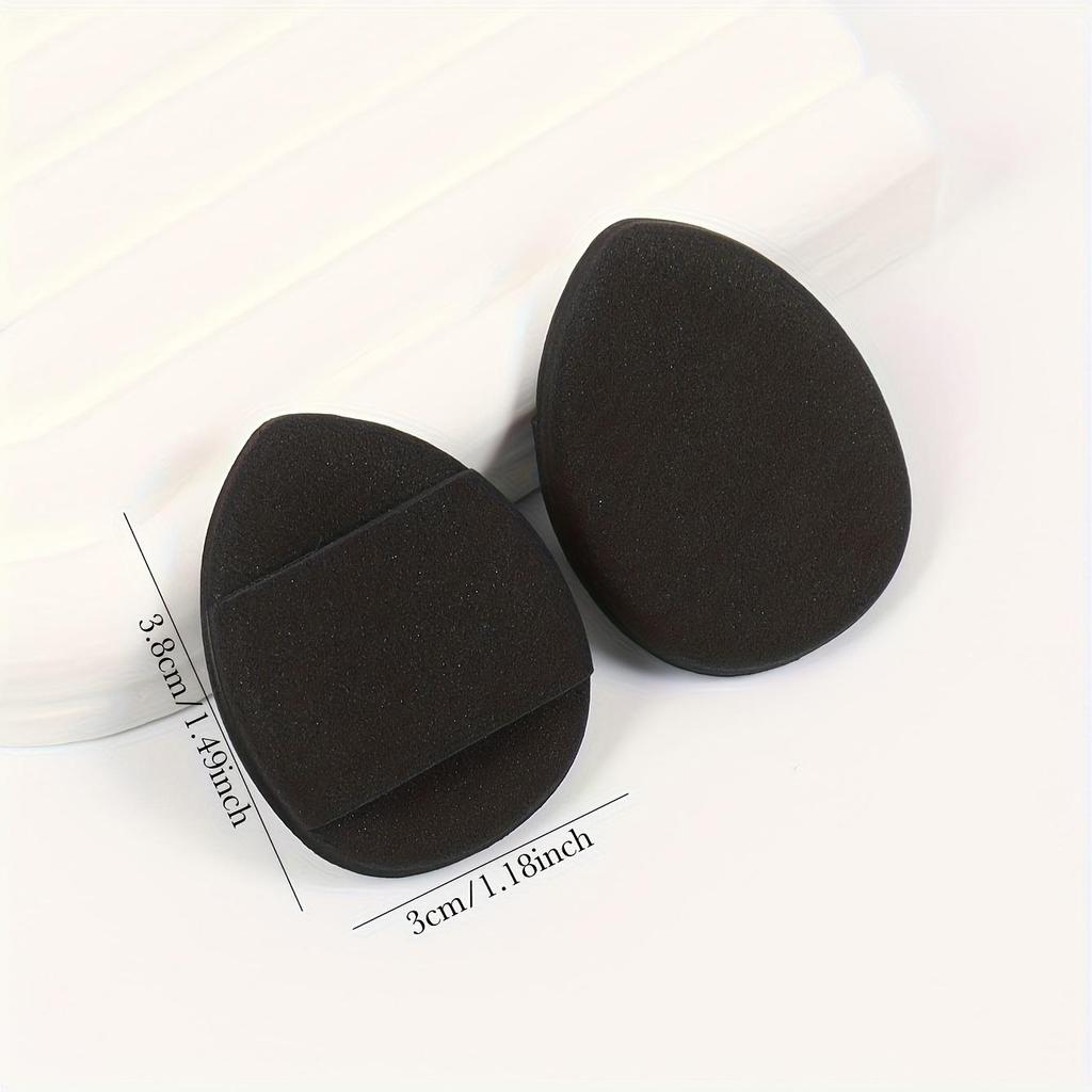 50pcs Finger Air Cushion Puffs, Mini Air Cushion, Wet and Dry Foundation Make-up Makeup Pad, Mini Travel Portable Finger Tip Makeup Sponge