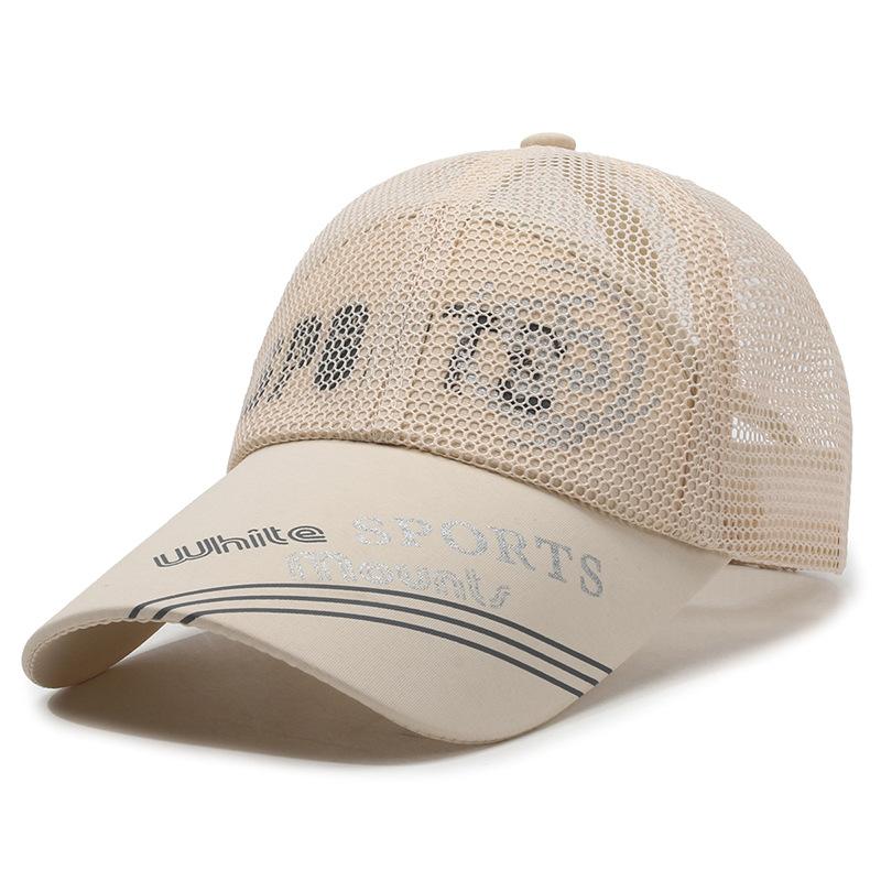 Baseball Cap Women's Men's Hat Mesh Cap Breathable Outdoor Korean Style Trendy Sun Protection Casual Baseball Cap