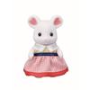 Figurine famille souris marshmallow sylvanian - sylvanian families - 5308 - articulée et habillée - mixte