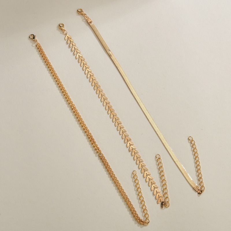 Snake Chain Anklet for Women Girls Adjustable Summer Beach Chain Anklet Bracelet Mother's Day Gifts Stainless Steel Not Allergic