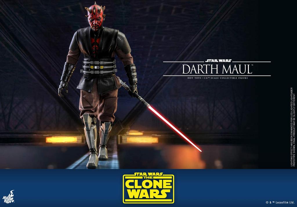 Hot Toys TV Masterpiece Star Wars: The Clone Wars Darth Maul 1/6 Scale Figure Red