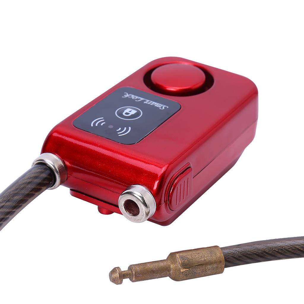 APP Control Bluetooth Smart Lock Anti Theft Alarm Chain Lock with 105dB Alarm for Bikes Gates