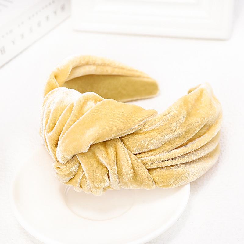 Böhmisches Samt Knoten Haarband Handgemachtes Geknotetes Stirnband Haaraccessoires