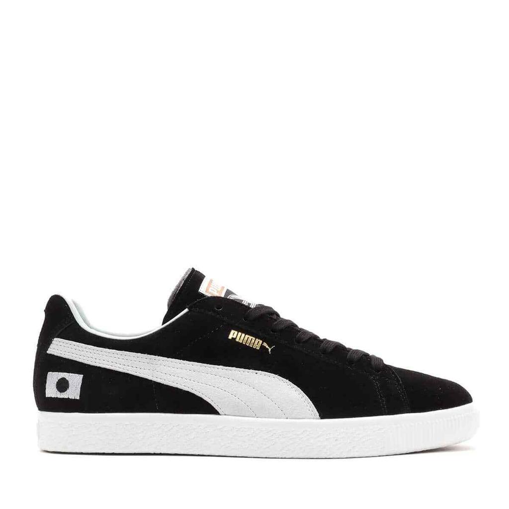 392222-01 JESSE Atmos Puma Suede VTG MIJ Black White (Men's)