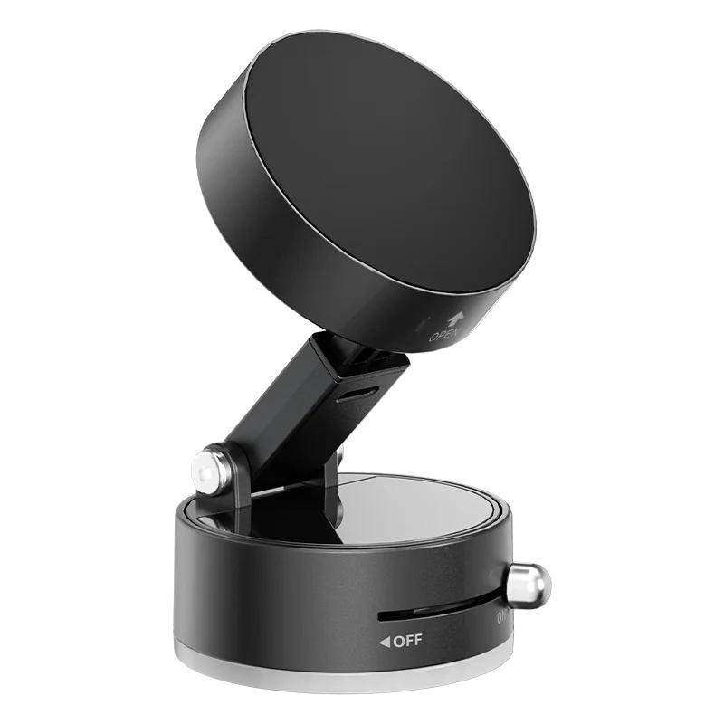 

[Сильный магнитный держатель для телефона] Суперсильный магнитный держатель для телефона в автомобиль - Держатель для телефона в автомобиль - Вращение на 360 градусов - Механический ваку чёрный