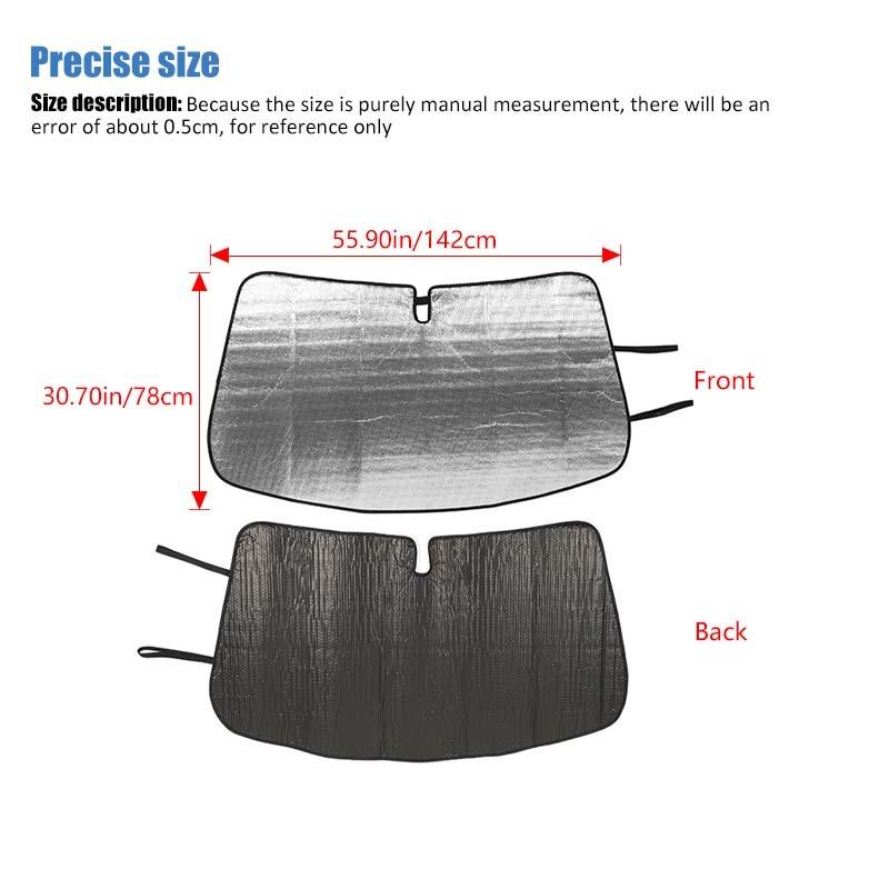 Auto Frontscheiben-Sonnenschutz Fensterblende Faltbare Sonnenblendenabdeckung Passend für Dodge Charger 2011 Aufwärts Autozubehör, 1 Stück