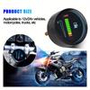 1pc 12V/24V Universal Car Motorcycle Fuel Level Meter Gauge LED Light Display Fuel Tank Gauge Boat Truck RV