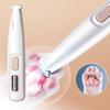 Dog Paw Trimmer with LED Light Pet Electric Pushing Scissors Waterproof Cordless for Dogs Cats Trimming Paws Eyes Ears Face Rump