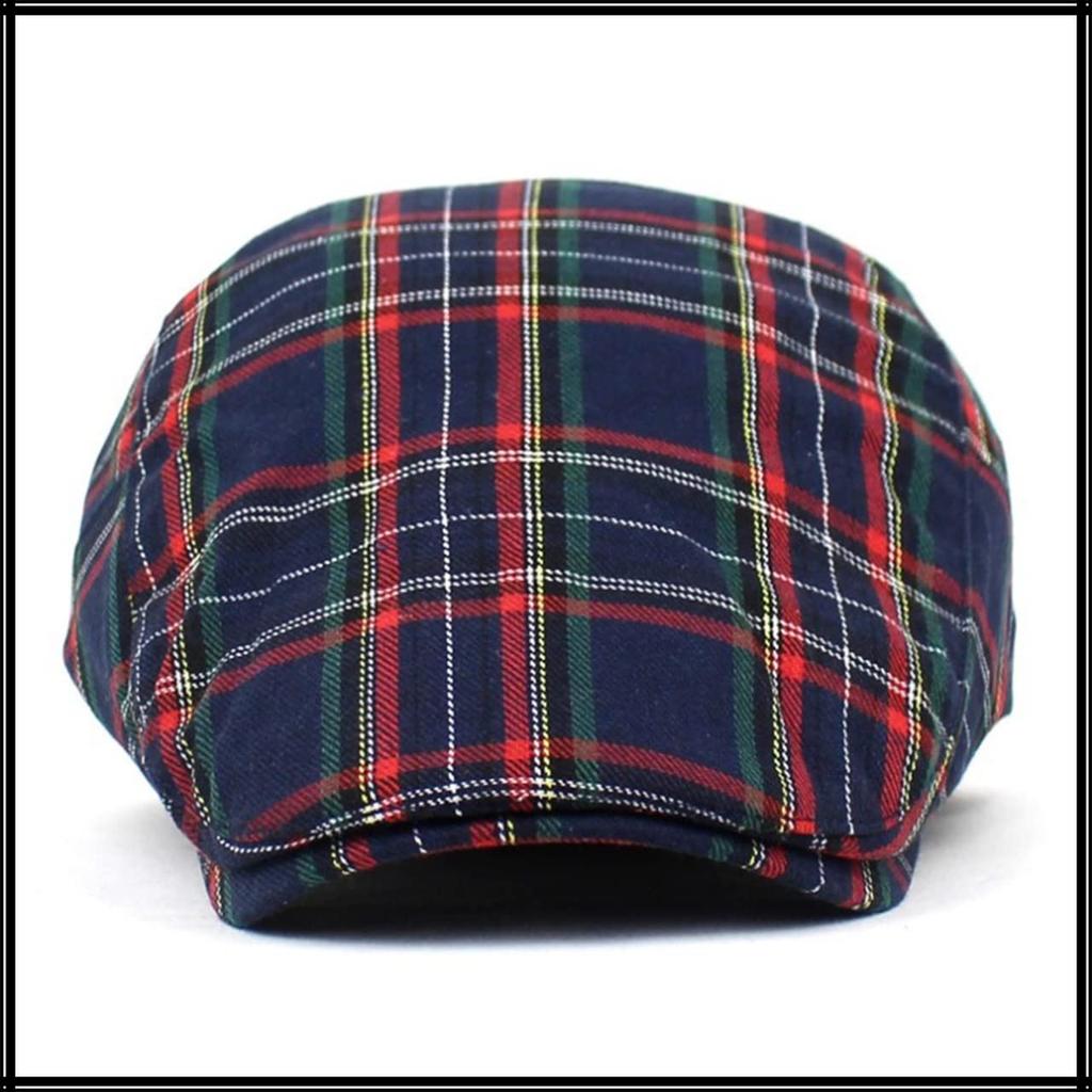 Hunting Cap Hat Check Pattern Sports Running Outdoor Golf Men Women CA594 [White Fang] (Green)