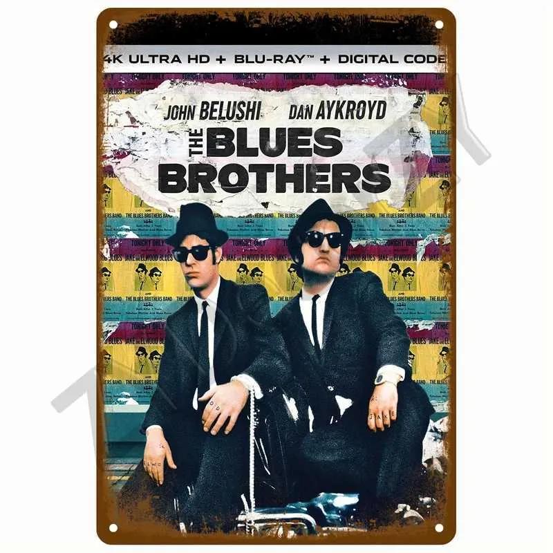 Metal Vintage Poster Tin Sign Decoration Retro Movie Metal Sign Plaque For Man Cave Bar Painting Cinema Wall Art Home Decor Film