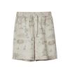 JACK & JONES Men's Seersucker Ocean Print Casual Shorts