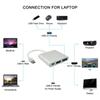 3 In 1 Usb Hub USB C To HDMI-compatible Splitter HUB Type-c To HDMI-compatible USB3.0 Docking Station For Macbook Air Converter