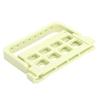 8 Holes Root Canal File Holder Endodontic File Dental Bur Stand Dental AccessoriesLight Yellow